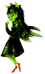  8-xenon-8 dogtier godtier jade_harley limited_palette pixel profile solo witch 