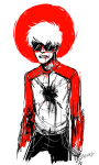  blood dave_strider limited_palette red_baseball_tee solo zero 