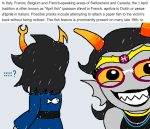  2026 aranea_serket back_angle dancestors emoticon feferi_peixes fish frigiddoctoratus fullres headshot jaggy_lines scribble_mode starter_outfit text 