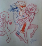  dirk_strider equius_zahhak my_little_pony pony_pals reverse_hug shortcakeliz 