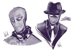 ... 2015 agent_uniform dd diamond diamonds_droog draconian_dignitary fullres headshot monochrome retroscofflaws starter_outfit word_balloon
