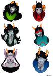  2014 aranea_serket body_modification dagmars damara_megido dancestors dream_ghost fullres gills girls headshot latula_pyrope meenah_peixes meulin_leijon no_glasses porrim_maryam starter_outfit sufferer_necklace 