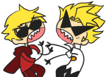  animated dave_strider dirk_strider feistystump godtier knight starter_outfit strife time_aspect 
