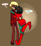  back_angle broken_source coolkids dave_strider godtier hug jelliebellies knight legislacerator_suit shipping terezi_pyrope time_aspect word_balloon 