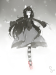  dogtier godtier highlight_color jade_harley nekosouseiseki solo winter witch 