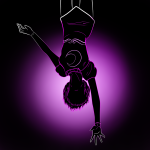  dreamself highlight_color rose_lalonde silhouette solo superamazingusername upside_down 