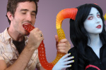  aradia_megido cosplay food image_manipulation ohgodwhat real_life solo source_needed sourcing_attempted wut 