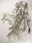  aradia_megido aradiabot grayscale pencil solo source_needed sourcing_attempted 