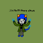  action_claws holidaystuck nepeta_leijon solo squidlydes 