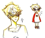  clothingswap dirk_strider nanda red_baseball_tee solo starter_outfit 