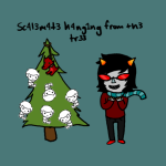  dave_strider holidaystuck noose scalemates squidlydes terezi_pyrope trees 