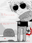  alpha_dave buhyooart clouds comic flowers grayscale highlight_color poppop sadstuck 