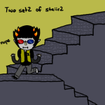  holidaystuck sollux_captor solo squidlydes stairs 