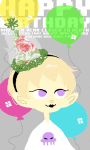  animated happy_birthday_message hat madammonkey pixel rose_lalonde solo starter_outfit 