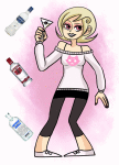  alcohol animated cocktail_glass roxy_lalonde solo starter_outfit yazz 