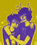  arm_around_shoulder bromance buzz_boys gamzee_makara honk limited_palette sollux_captor source_needed sourcing_attempted 