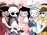  1s_th1s_you bro crossdressing crossover dave_strider doc_scratch image_manipulation jade_harley madoka_magica rose_lalonde source_needed sourcing_attempted terezi_pyrope 