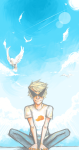   checked clouds dirk_strider seagulls solo starter_outfit 