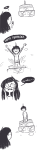  2011 cake comic food fullres grayscale jade_harley karkat_vantas kats_and_dogs no_shirt starcicle text word_balloon 