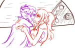  aradia_megido eridan_ampora ghost_ship limited_palette lineart near_kiss redrom shipping source_needed sourcing_attempted 
