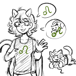  2020 casual chibi fullres highlight_color ih0peso jaggy_lines nepeta_leijon no_hat solo word_balloon yarn 