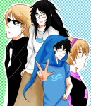  2011 beta_kids black_squiddle_dress breath_aspect chaltiere dave_strider four_aces_suited fullres godtier heir jade_harley john_egbert profile rose_lalonde starter_outfit wonk 