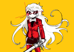  2025 alternate_hair caledscratch dave_strider fashion fullres hgtonu1 jaggy_lines red_plush_puppet_tux rule63 solo 