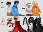  2025 alternate_hair arms_crossed beta_kids breath_aspect dave_strider dogtier finncakes fullres godtier heir jade_harley john_egbert knight light_aspect reminders rose_lalonde seer space_aspect starter_outfit time_aspect witch 