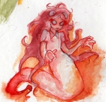  2014 aradia_megido aradiasprite chubsintubs fullres solo sprite watercolor 