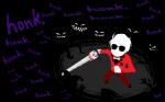  basilisk dave_strider gamzee_makara high_angle honk image_manipulation imp lich red_plush_puppet_tux snoop_dogg_snow_cone_machete source_needed sourcing_attempted underlings wallpaper 