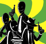 2012 carapaced crossover deleted_source fedora fullres gun jaggy_lines lupin_iii nsfw_source planetofjunk suit sword