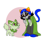  2022 autisticaradiamegido cat_hat crossover diabetes fullres heart nepeta_leijon nintendo pok&eacute;mon starter_outfit 