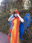 2013 animated aranea_serket cosplay dancestors fullres godtier light_aspect princehess real_life solo sylph