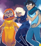  2015 breath_aspect chubsintubs fullres godtier heir john_egbert light_aspect midair no_mask quills_of_echidna rogue rose_lalonde roxy_lalonde seer void_aspect 
