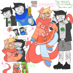  ! 2025 blush breath_aspect candy candy36 crossdressing fullres godtier heart heir incest jake_english john_egbert kiss redrom shipping spiral_sucker starter_outfit sweat text trickster_mode windicuffs 