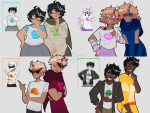  2025 alpha_kids alternate_hair arms_crossed body_modification dirk_strider finncakes fullres godtier heart_aspect hope_aspect jake_english jane_crocker life_aspect maid page prince rogue roxy_lalonde starter_outfit sweat void_aspect 