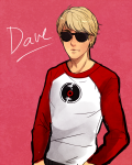  broken_source dave_strider freckles piapb red_baseball_tee solo 