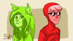  dave_strider dogtier godtier headshot hyperactive-kitteh jade_harley knight no_glasses witch 