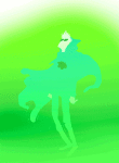  animated broken_source dave_strider epilepsy_warning godtier green_sun knight limited_palette solo 