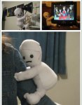  babies babies_clinging_to_things computer crafts dave_strider meme plushie real_life solo source_needed 