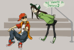  ballcap casual dave_strider fashion hat jade_harley mirrorshards music_note redrom shipping spacetime word_balloon 
