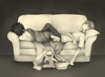  casey consorts couch dave_strider eunnieboo food grayscale john_egbert salamanders sleeping 