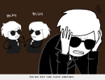  animated au dave_strider four_aces_suited image_manipulation kayak multiple_personas solo trollcops 
