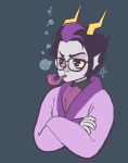  arms_crossed eridan_ampora smoking solo starexorcist 