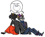  back_to_back eridan_ampora forever_alone kanaya_maryam meme palerom redrom sea-saw shipping source_needed sourcing_attempted trollface word_balloon 