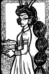  alternate_hair ancestors betty_crocker food grayscale her_imperious_condescension snakewife solo 