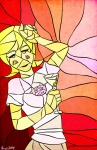  alcohol cocktail_glass legendaryarmor roxy_lalonde solo stained_glass 