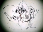  headshot jake_english kidkyan profile sketch skulls solo 
