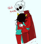  coolkids dave_strider godtier hug knight legislacerator_suit redrom sadstuck shelby shipping terezi_pyrope time_aspect 