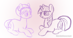  crossover my_little_pony mylittlehomestuck ponified rose_lalonde twilight_sparkle 